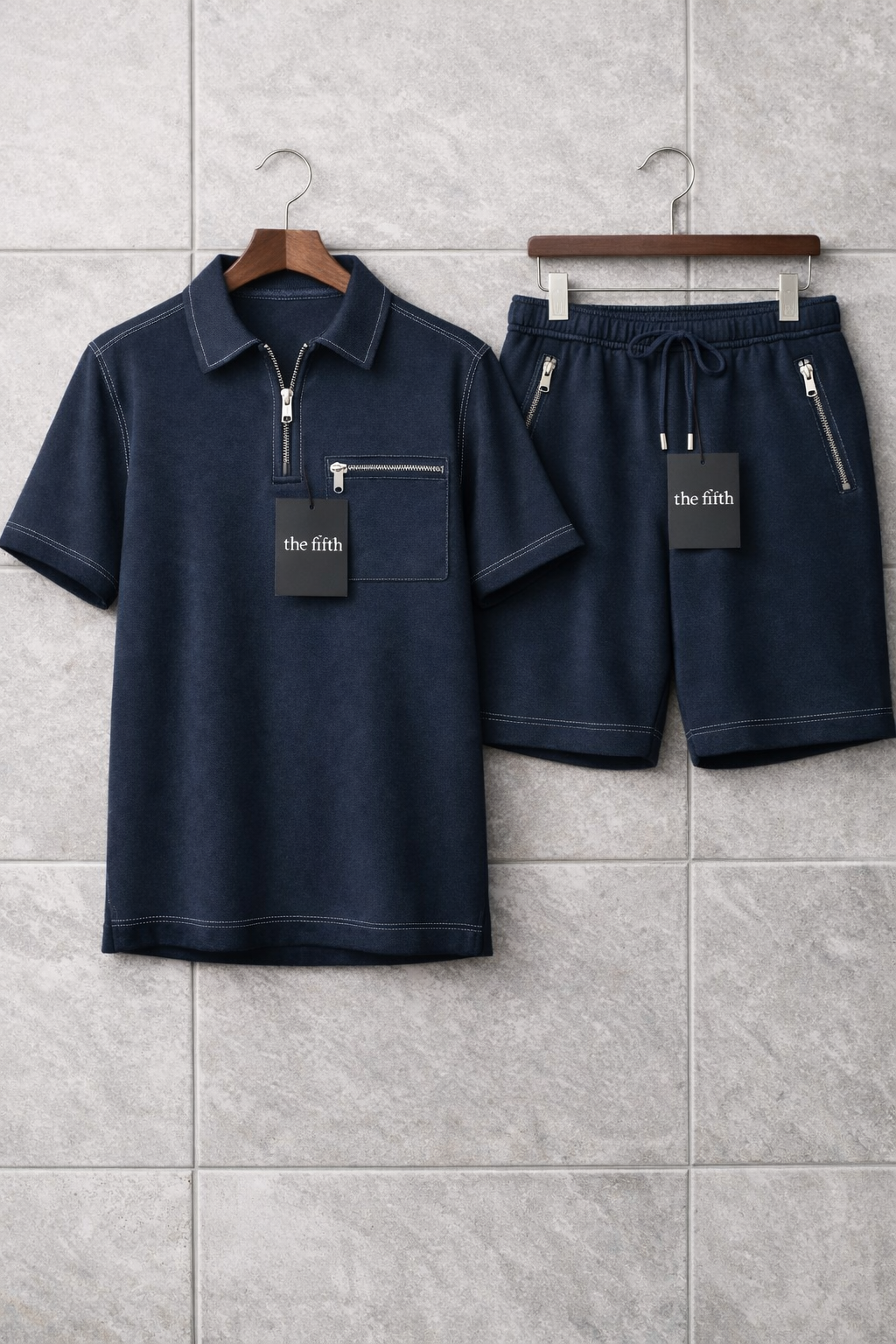 Mens Shorts + Polo Set by Tee Tall - TTMSSUMS4