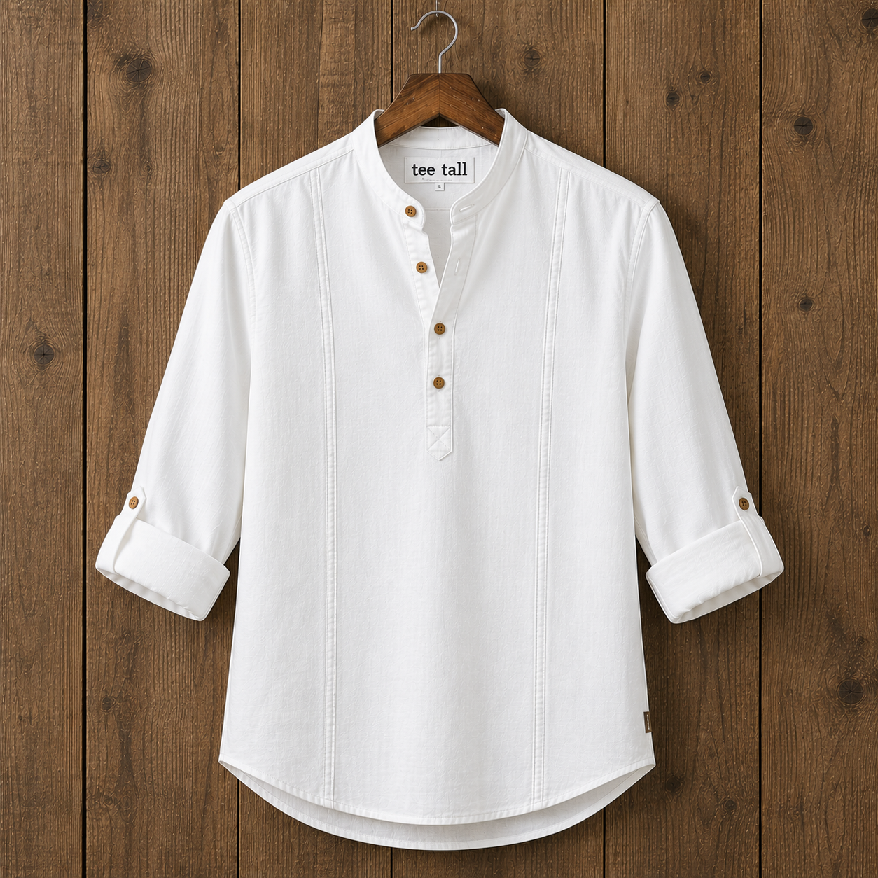 Mens Cotton Full Sleeve Shirt TTMSK114 - White