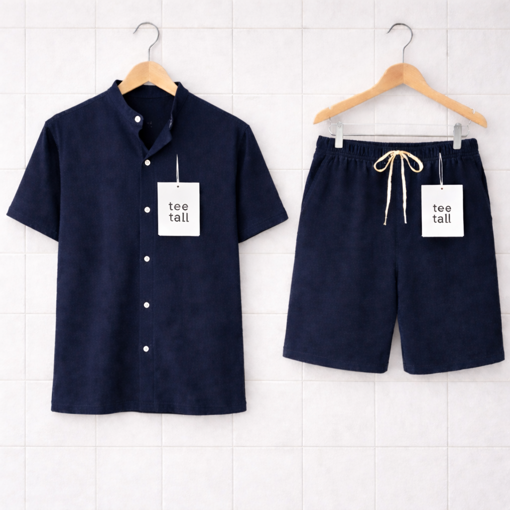 Mens Shorts + Shirt Set by Tee Tall - TTMSSUMS11