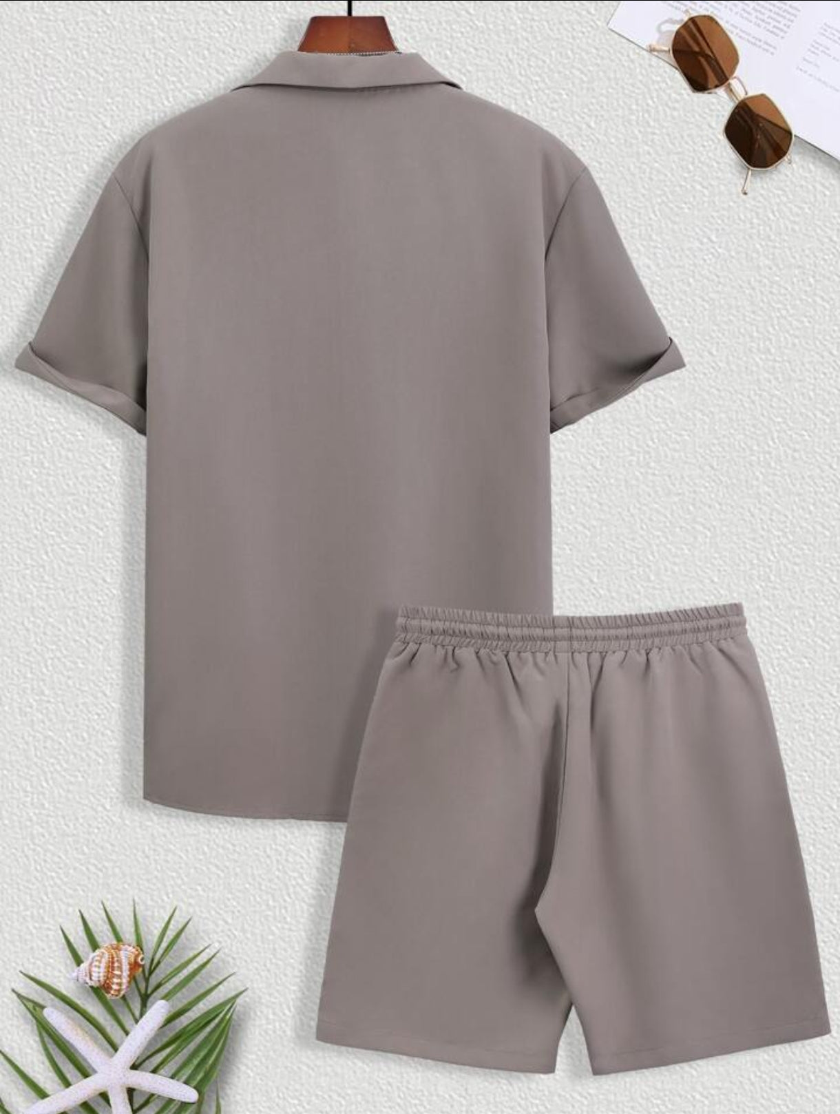 Mens Viscose Shorts + Shirt Set - TTVMS6