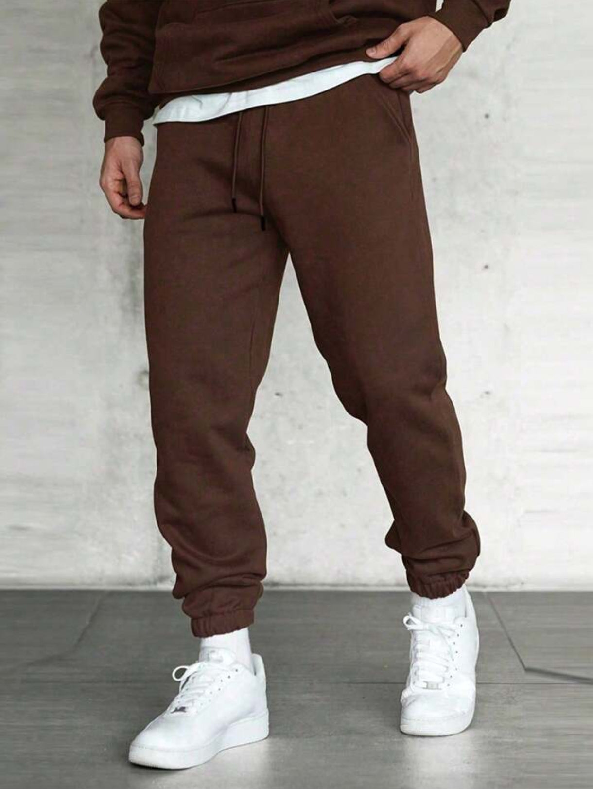 Mens Pocket Jogger Pants by Tee Tall - TTMPOJP2 - Brown
