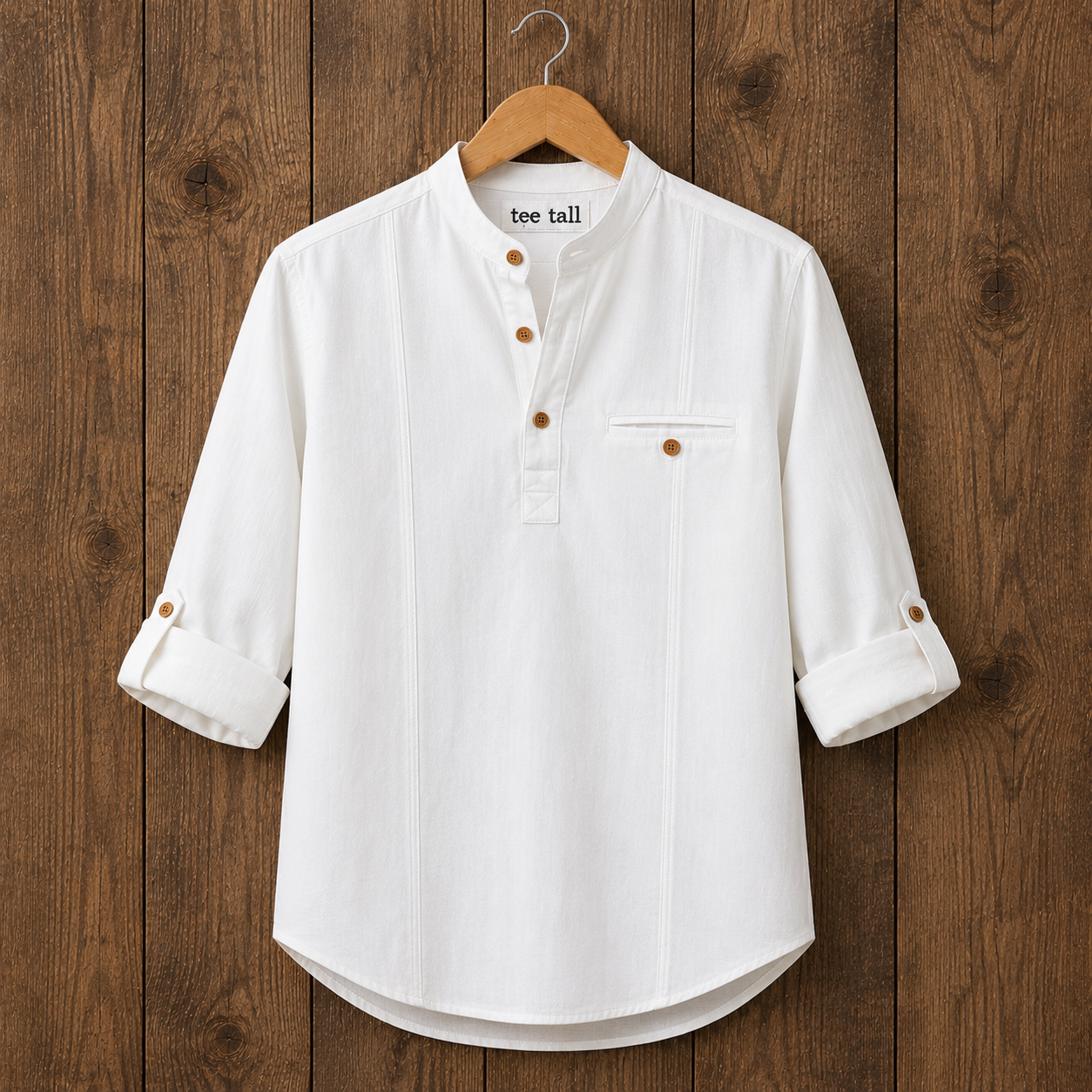 Mens  Cotton Full Sleeve Shirt TTMSK110 - White