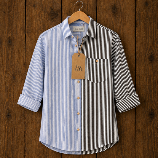 Mens Button Up Cotton Full Sleeve Shirt TTMBUS430 - Multi Color