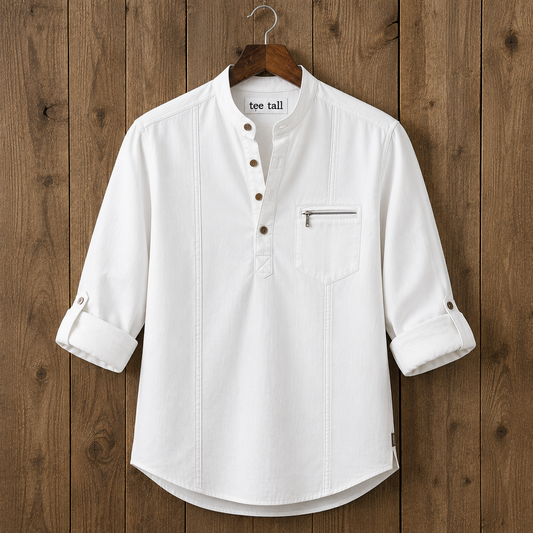 Mens  Cotton Full Sleeve Shirt TTMSK111 - White