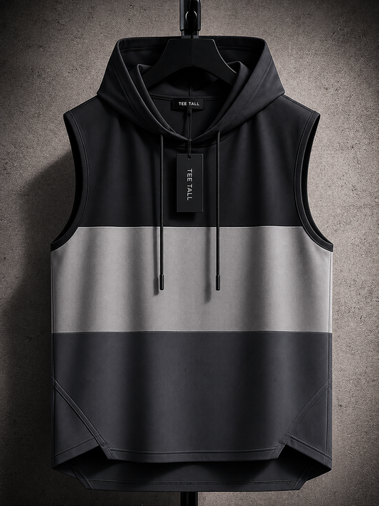 Mens Cotton Hooded Sleeveless T-Shirt CHST1