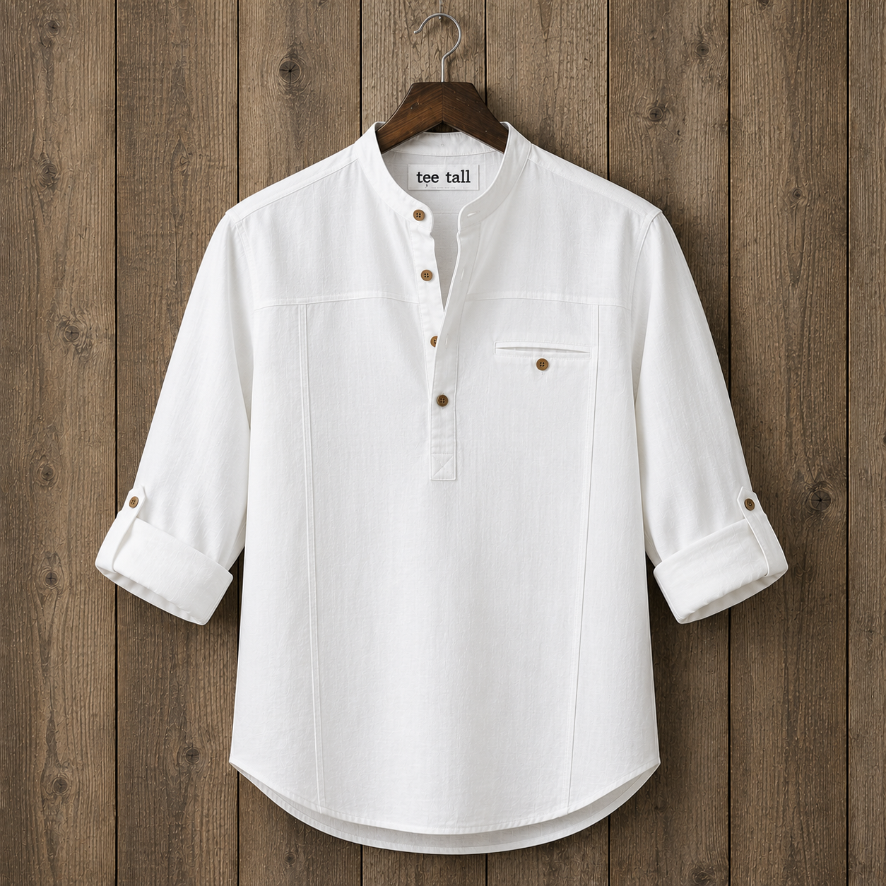 Mens  Cotton Full Sleeve Shirt TTMSK112 - White