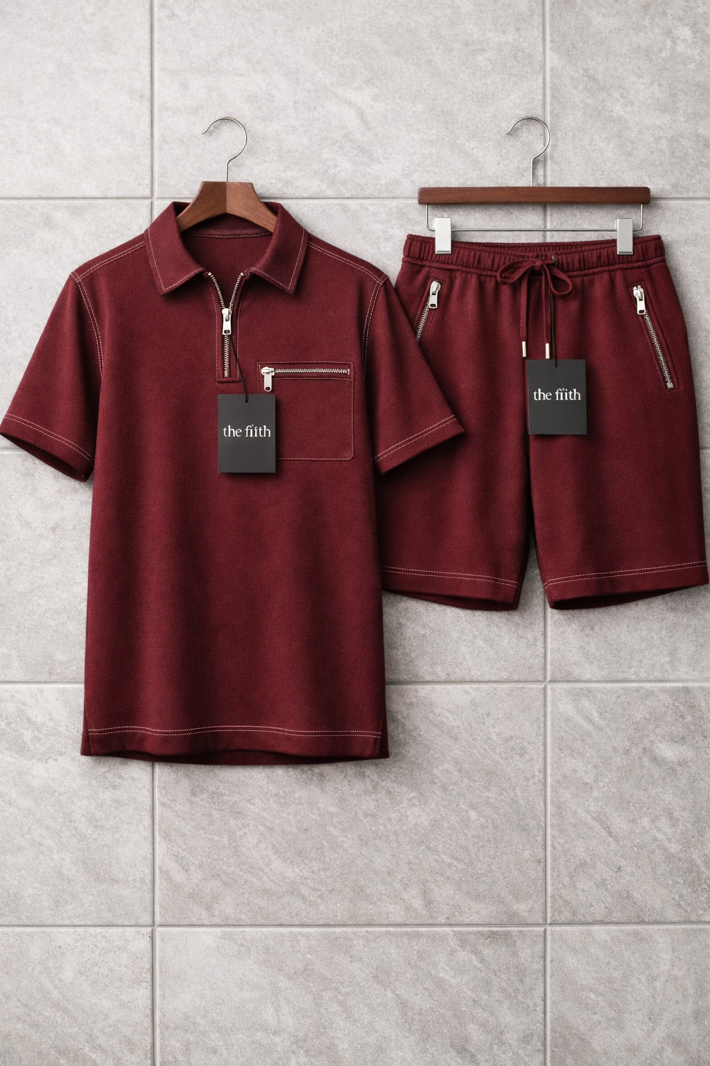 Mens Shorts + Polo Set by Tee Tall - TTMSSUMS3