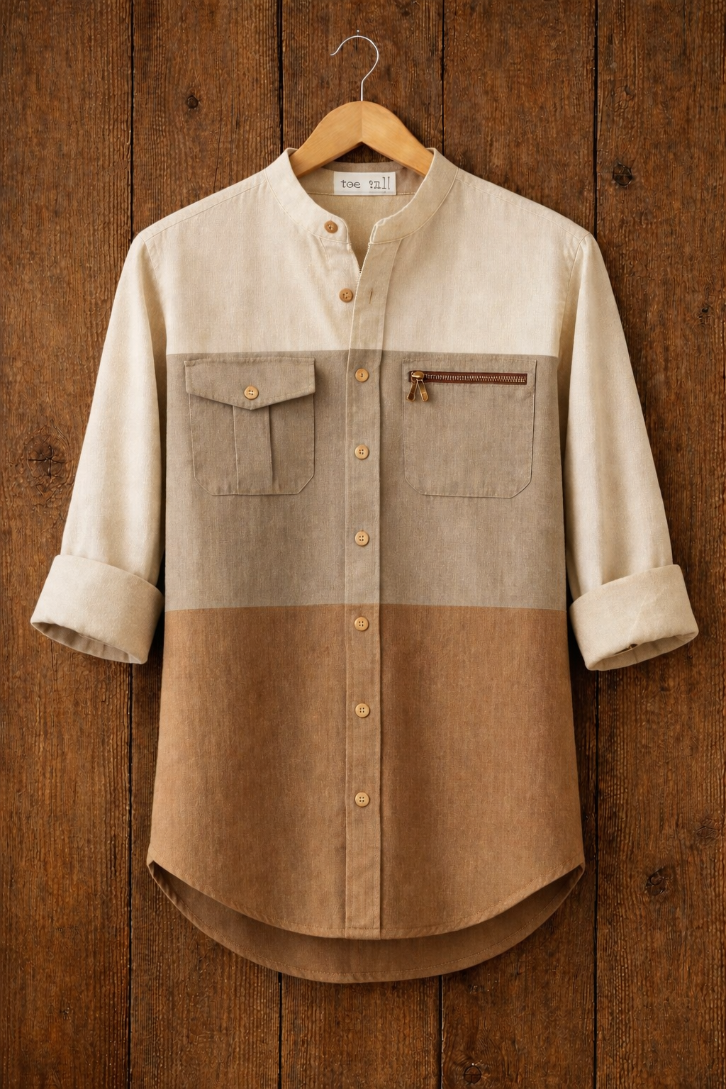 Mens Button Up Cotton Full Sleeve Shirt TTMBUS242 - Multi Color