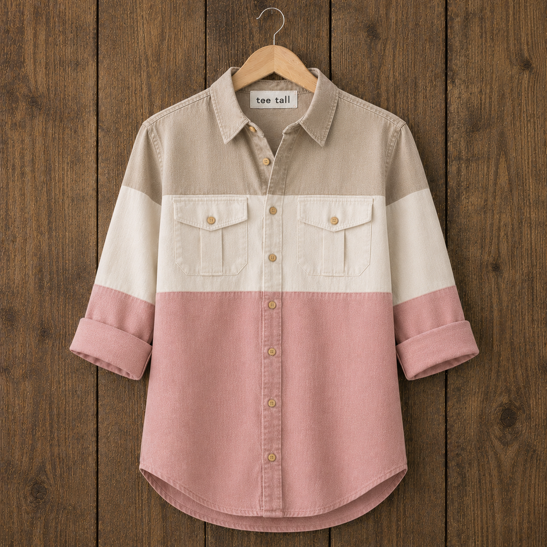 Mens Button Up Cotton Full Sleeve Shirt TTMBUS367 - Multi Color