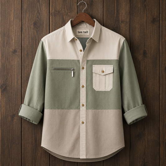Mens Button Up Cotton Full Sleeve Shirt TTMBUS510 - Multi Color
