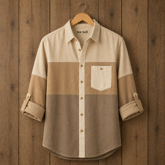 Mens Button Up Cotton Full Sleeve Shirt TTMBUS507 - Multi Color