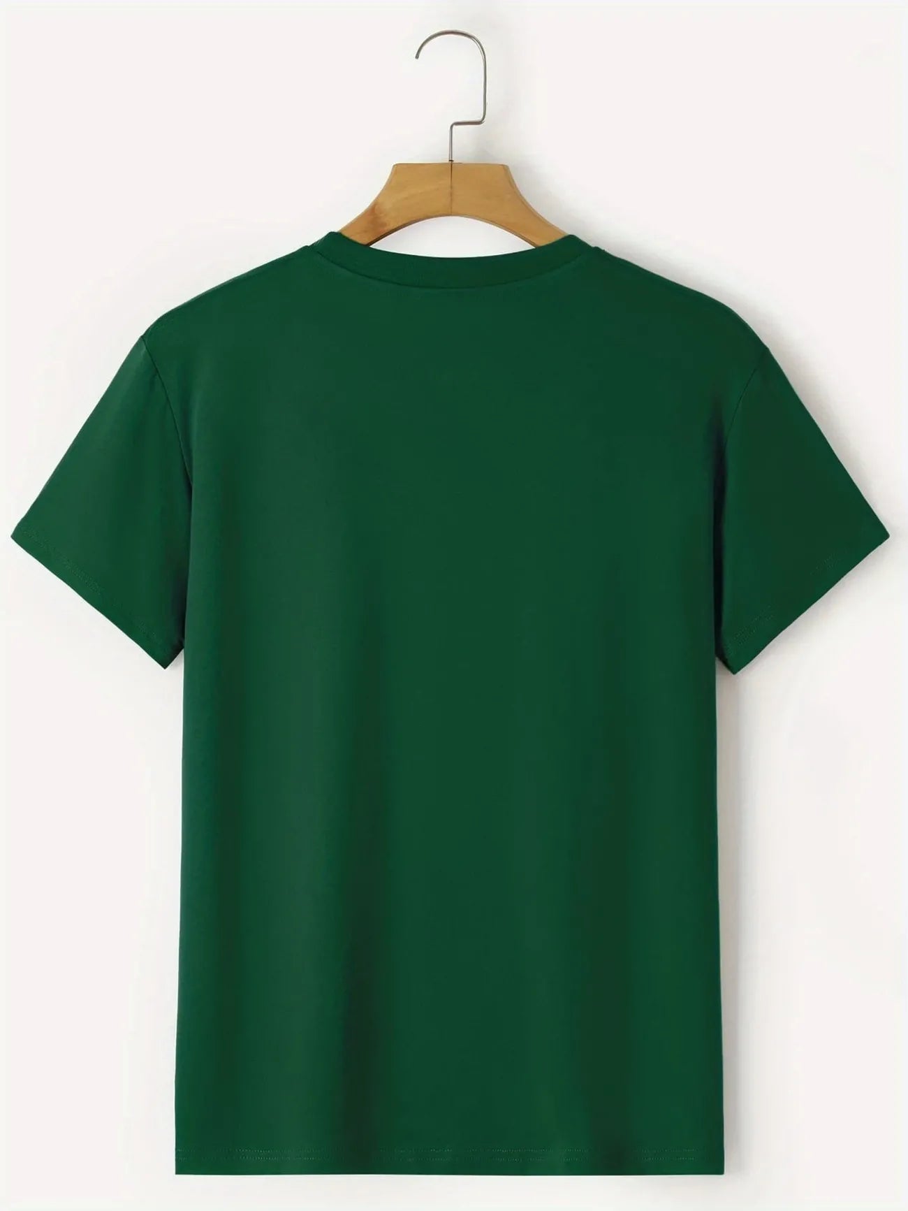 Mens Cotton Sticker Printed T Shirt TTMPS101 Green