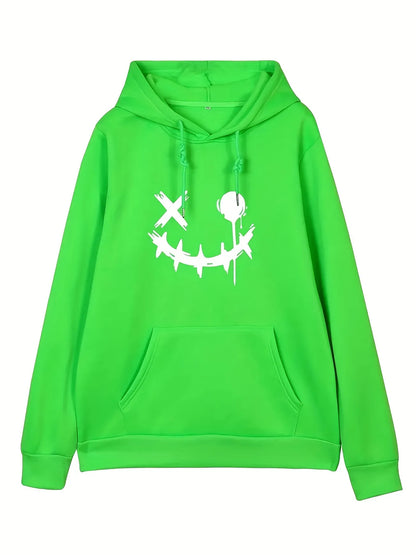 Tee Tall Mens Printed Kangaroo Hoodie TTMPKHPR5 - Neon Green