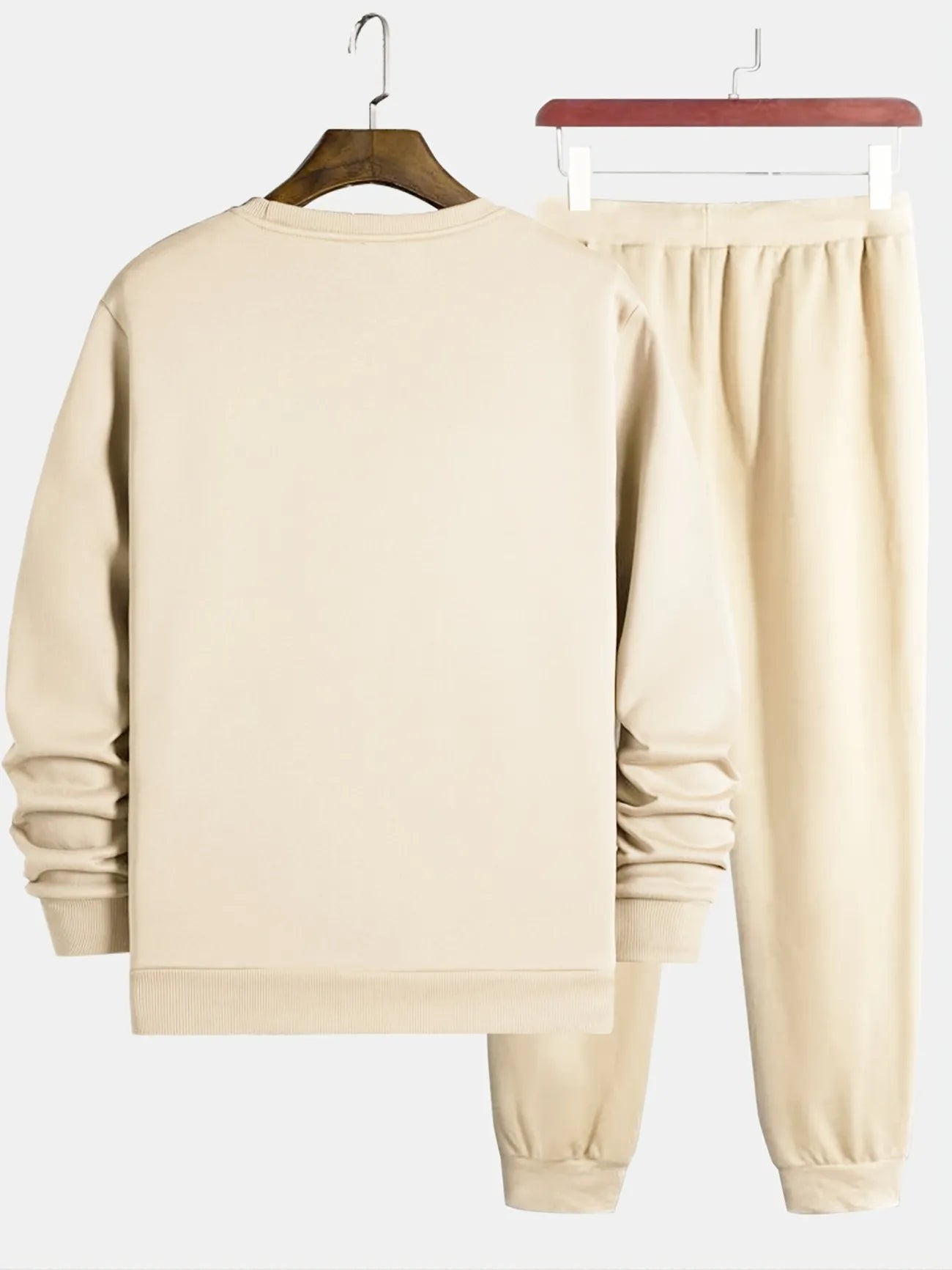 Mens Sweatshirt and Pants Set by Tee Tall - MSPSTT7 - Cream Cream