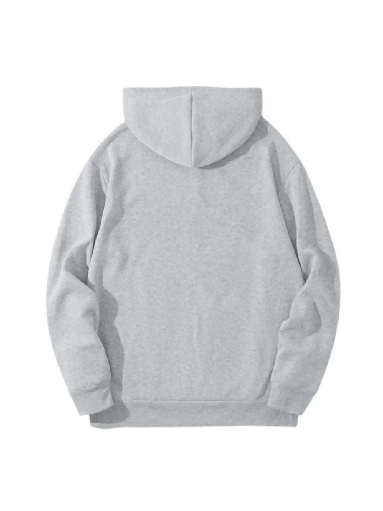 Tee Tall Mens Printed Kangaroo Hoodie TTMPKHPR8 - Grey