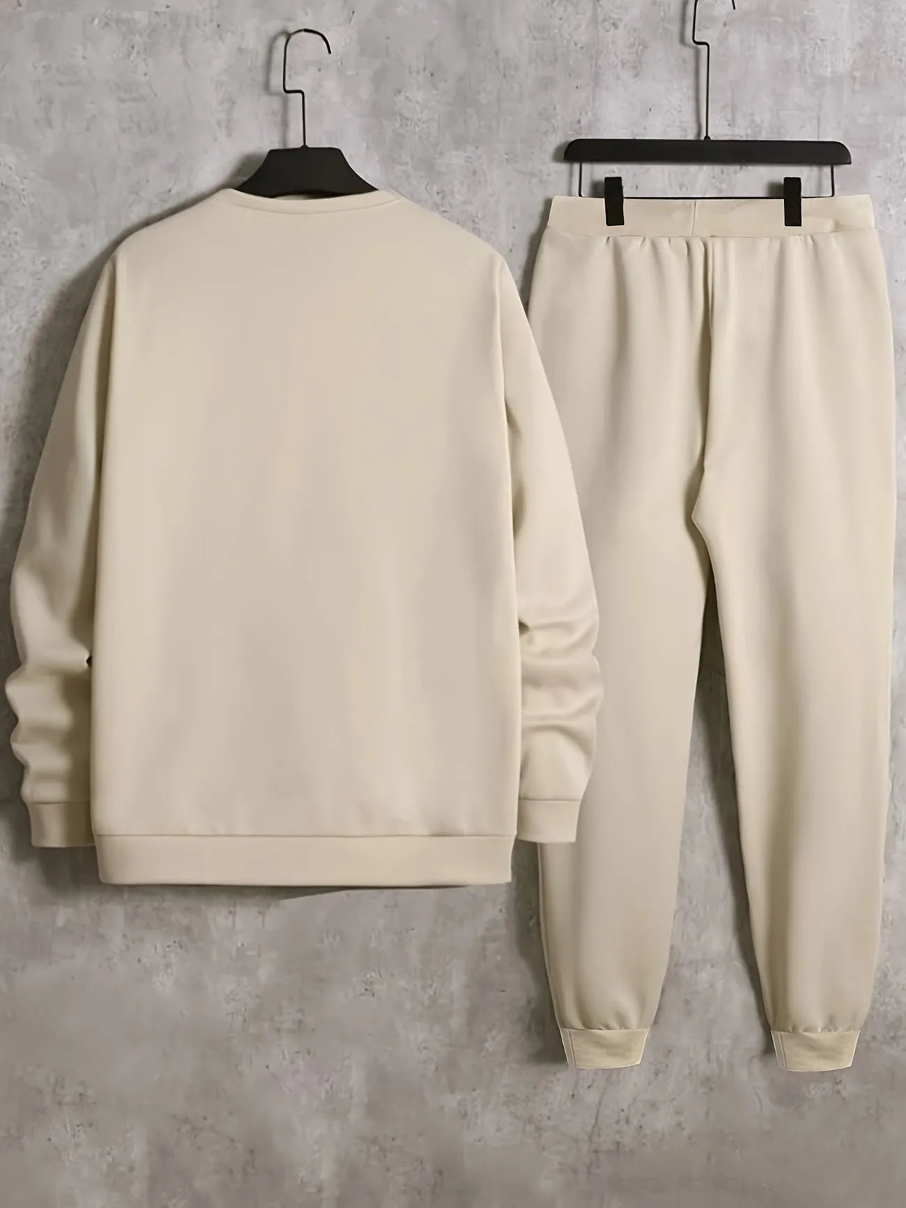 Mens Sweatshirt and Pants Set by Tee Tall - MSPSTT26 - Cream Cream